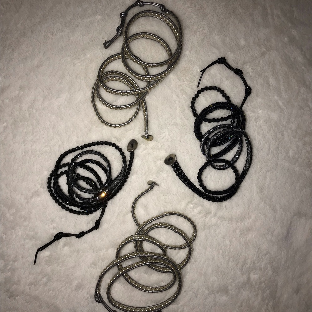 Authentic CHAN LUU wrap bracelet set (4)